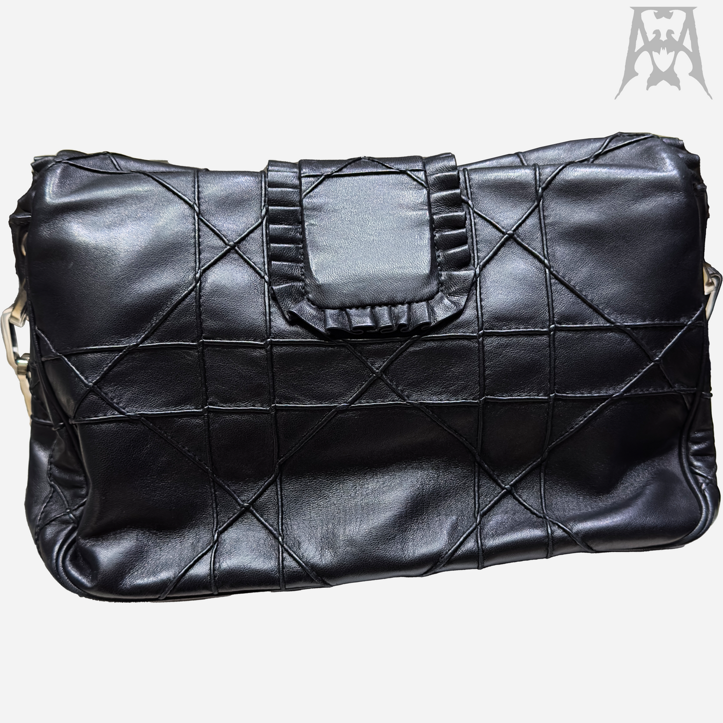 2009 Dior Cannage Ruffle with Lock Flap
