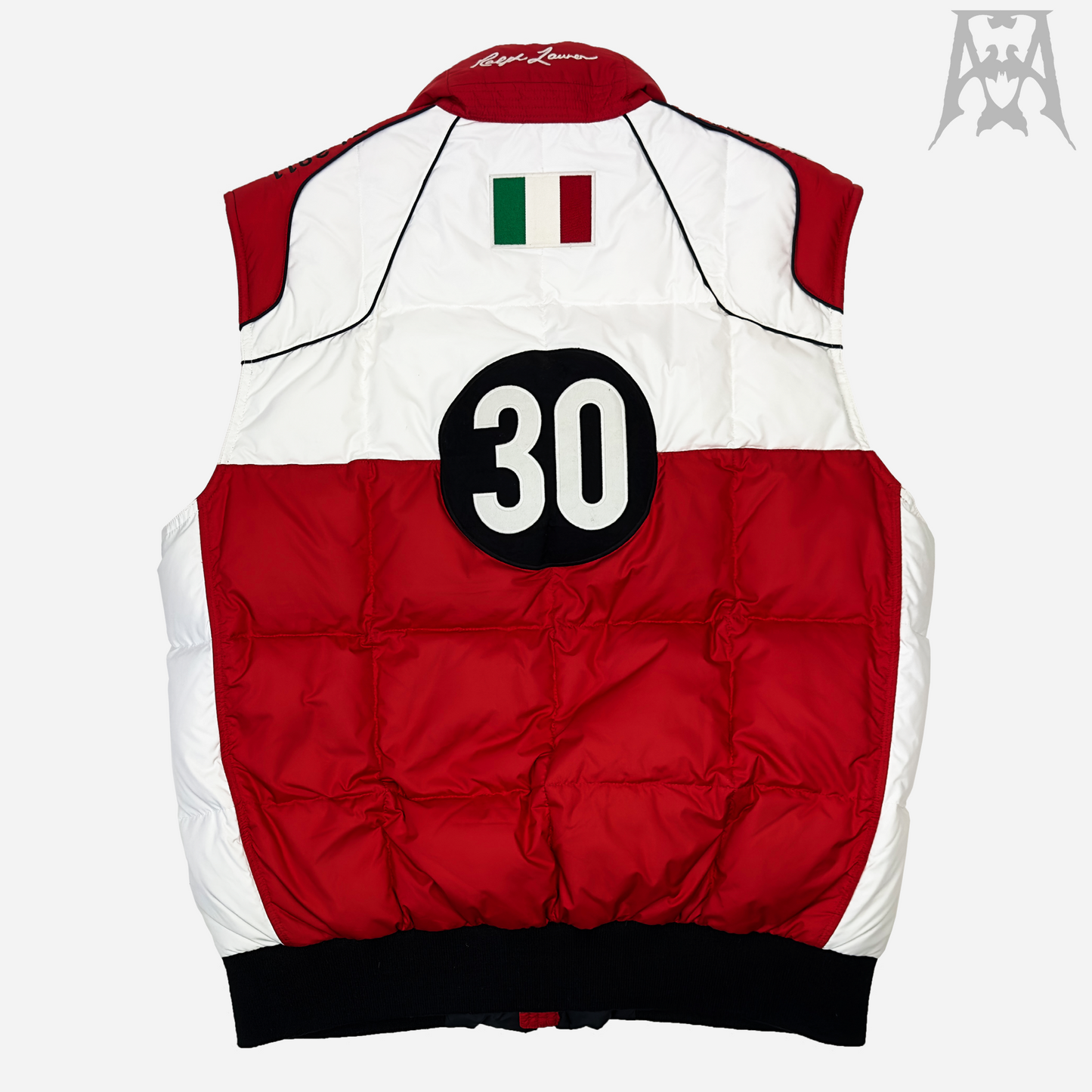 Vintage Polo Ralph Lauren Racing Italia Puffer Vest