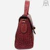 Emporio Armani Faux Crocodile Leather Shoulder Bag