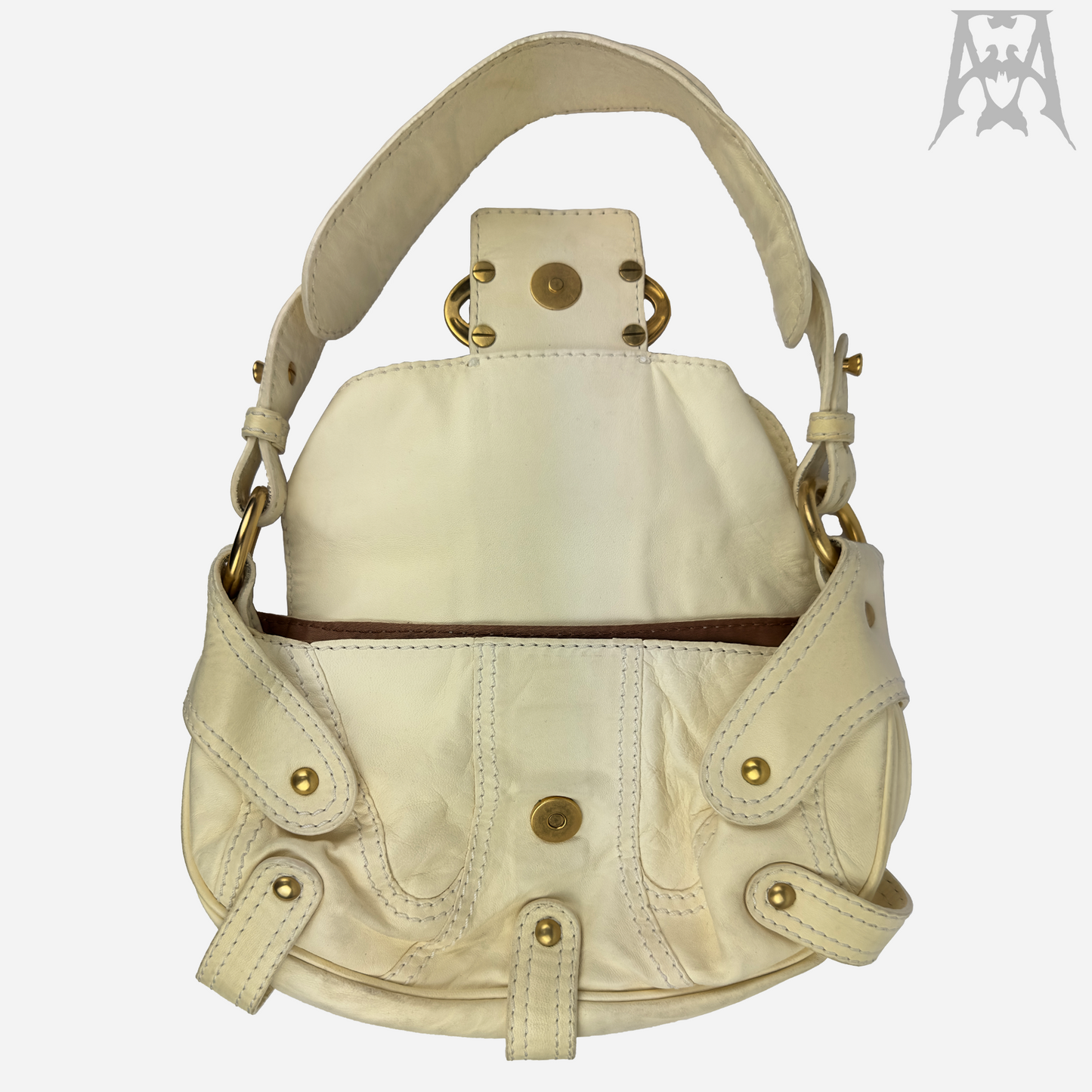 Vintage Valentino V-Ring Shoulder Bag