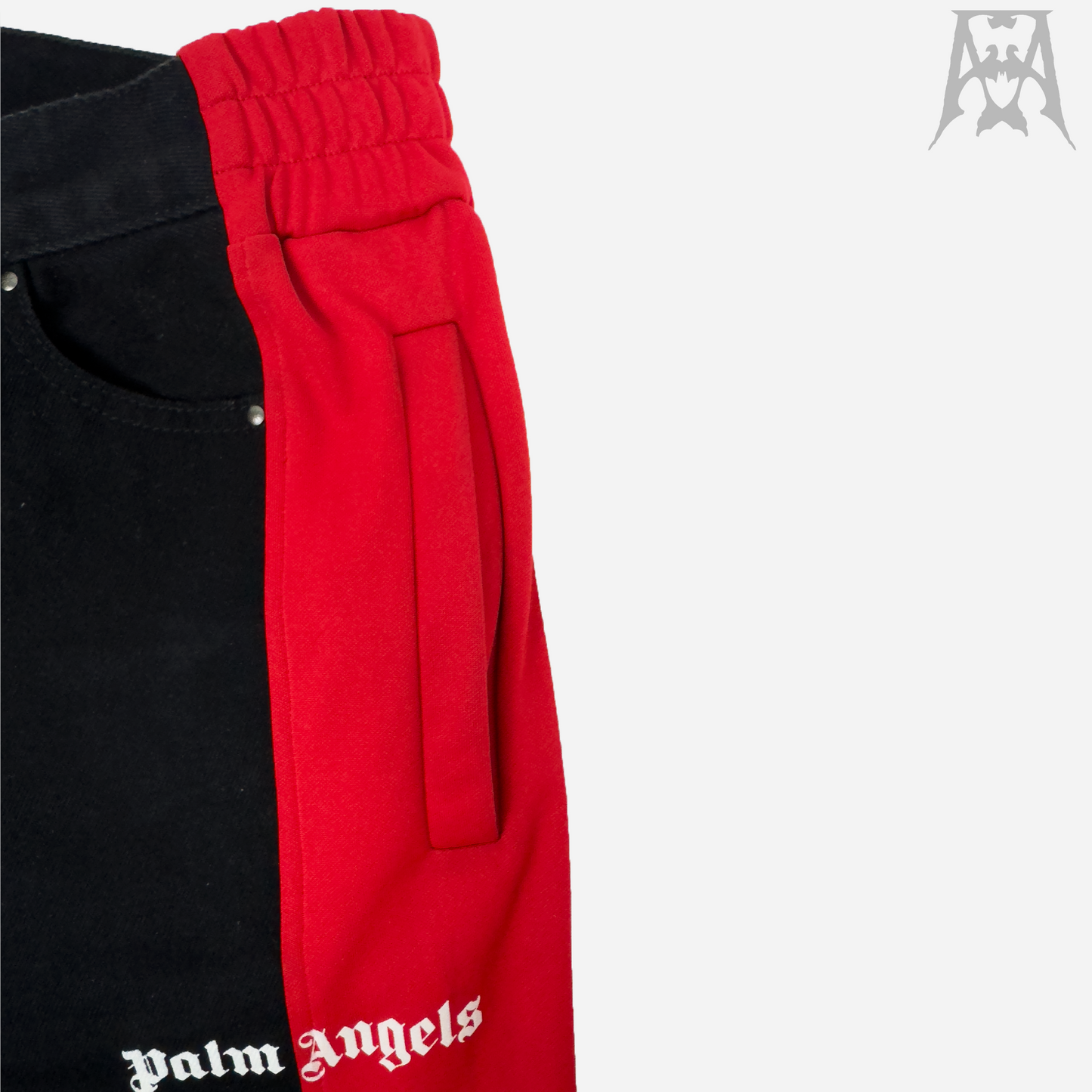 Palm Angels 3/4 Denim Track Pants