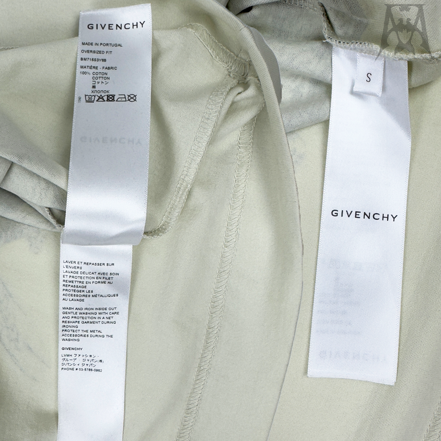 Givenchy Gothic Oversized Jersey Hoodie