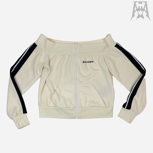 Palm Angels Off-Shoulder Track Jacket