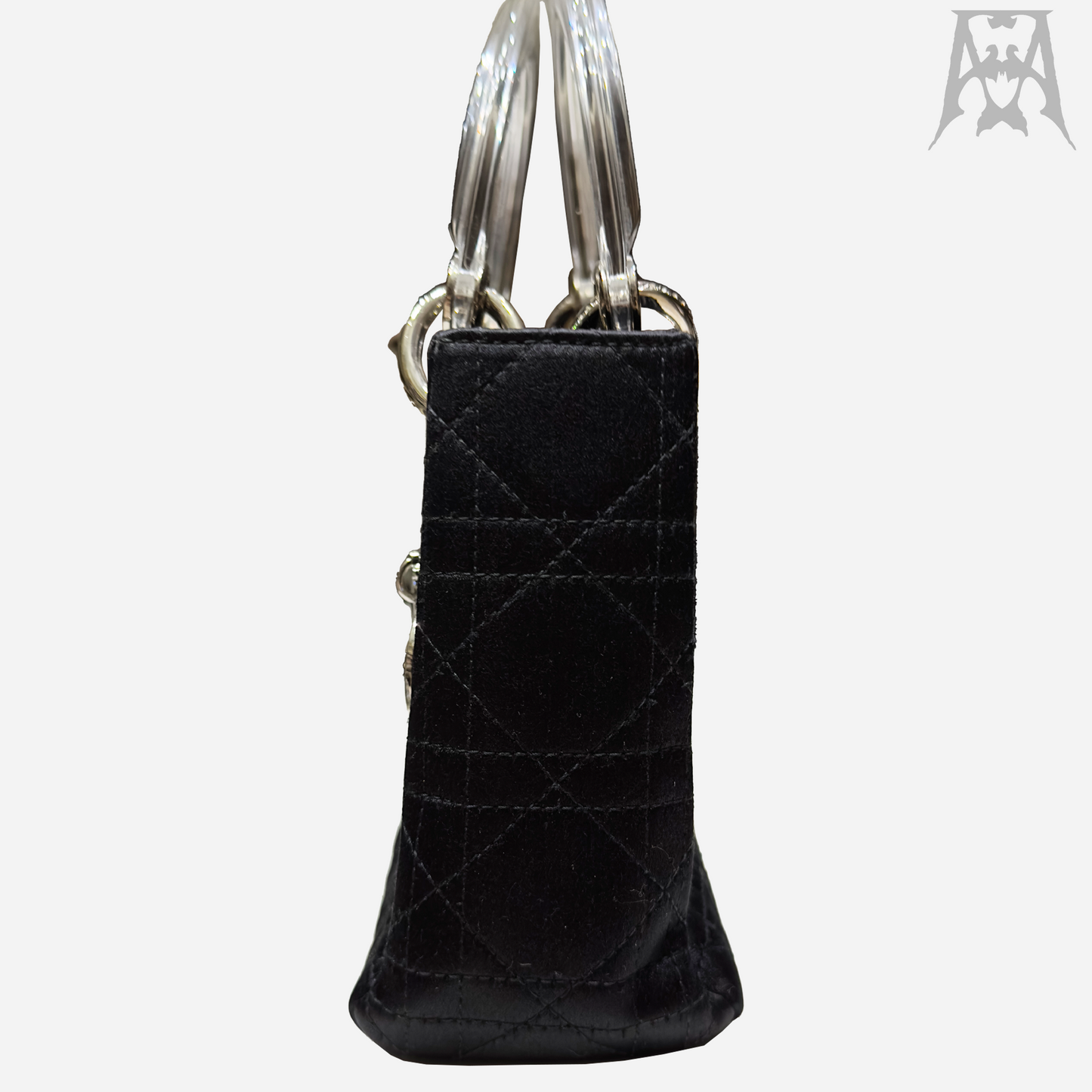 2007 Lady Dior Cannage Rhinestone-Embellished Handbag