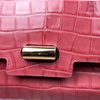 Emporio Armani Faux Crocodile Leather Shoulder Bag