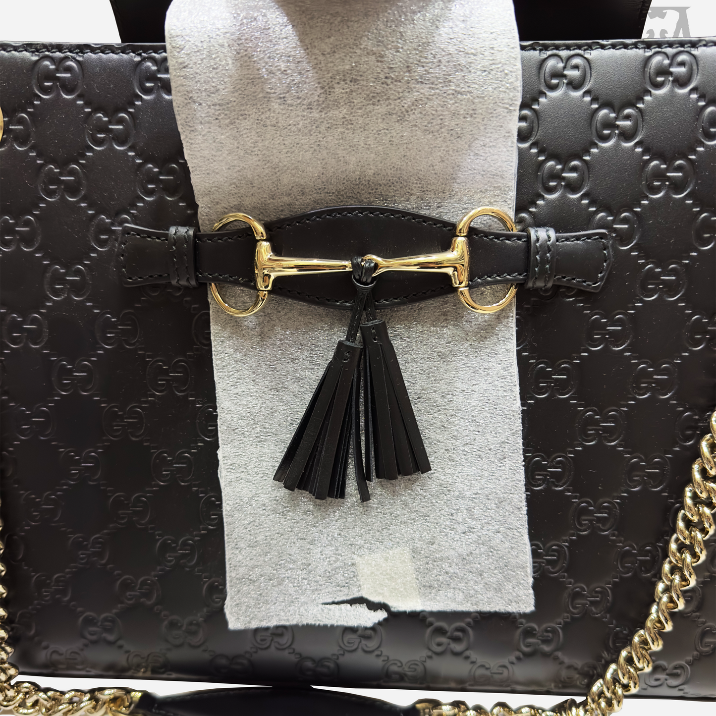 Gucci Emily Guccissima Chain Shoulder Bag