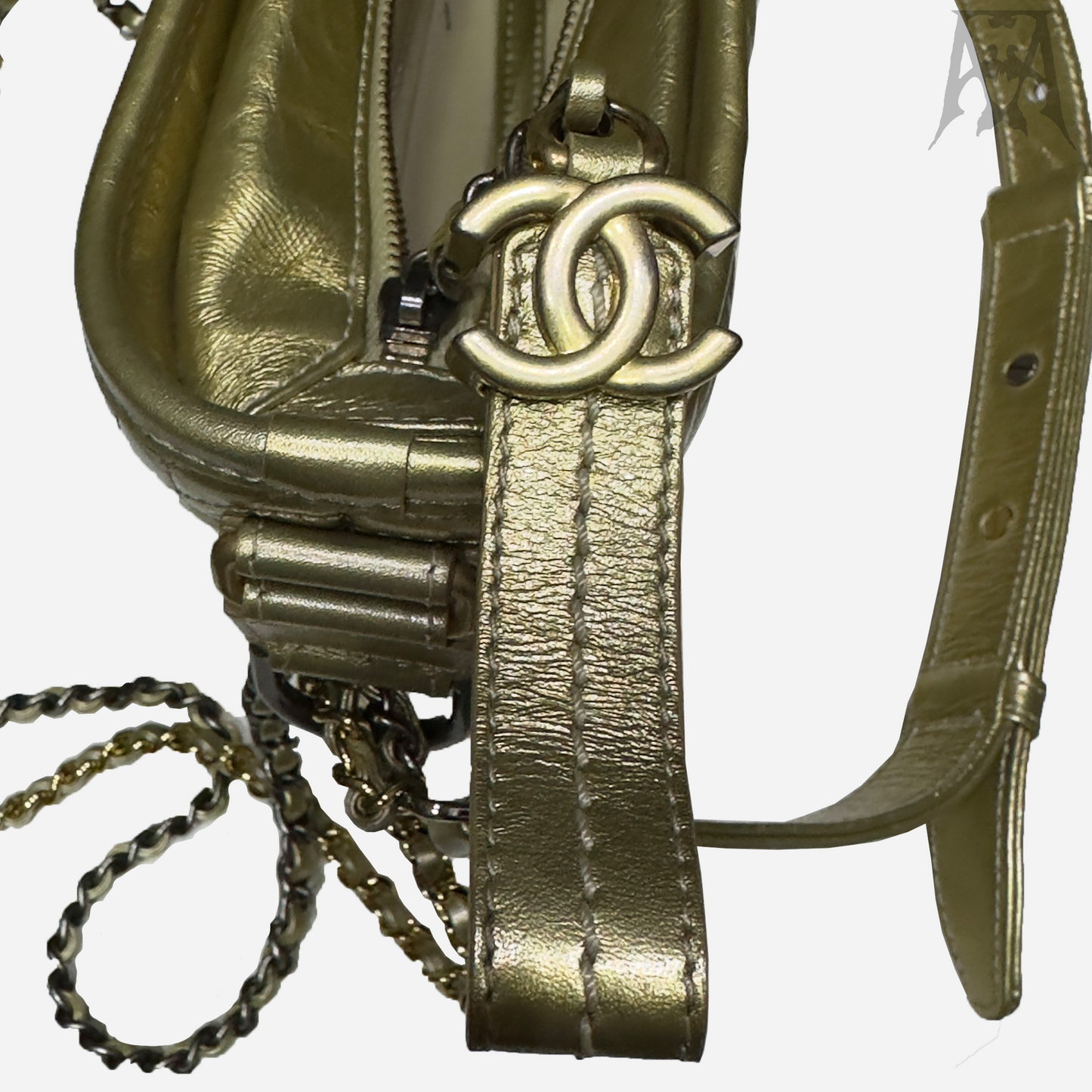 Chanel Rare Gold Gabrielle Crossbody Bag