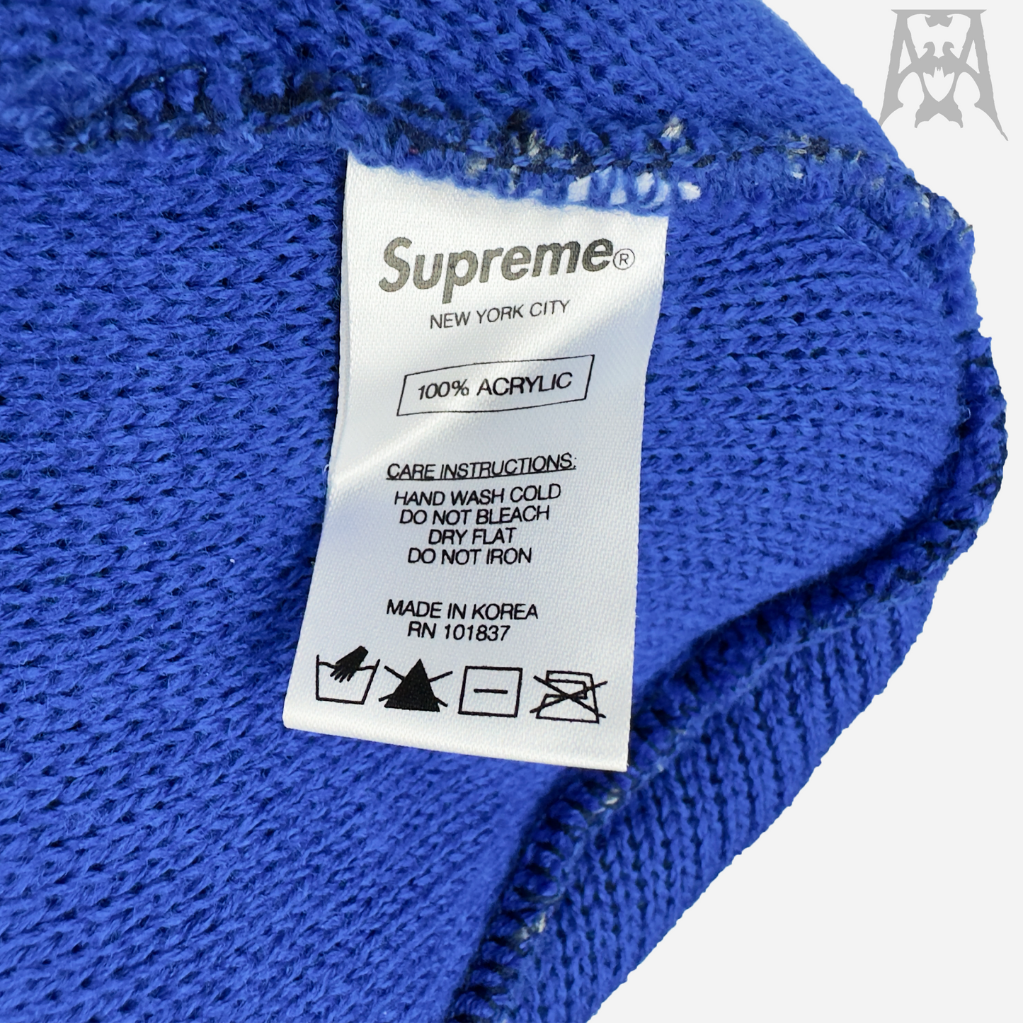 Supreme 3M Reflective Repeat Beanie