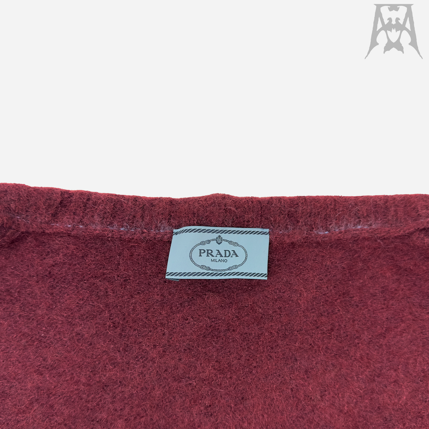 2016 Prada Mohair Blend V-Neck Cardigan