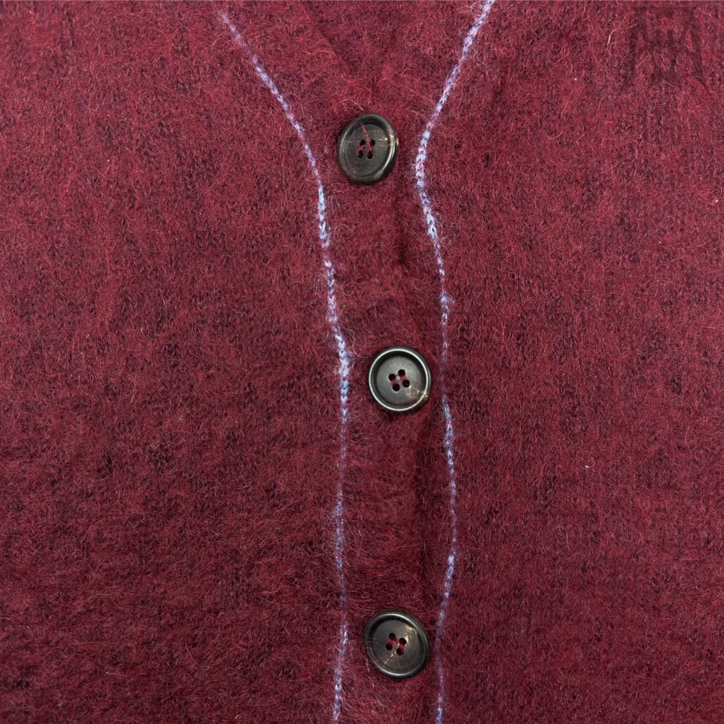 2016 Prada Mohair Blend V-Neck Cardigan
