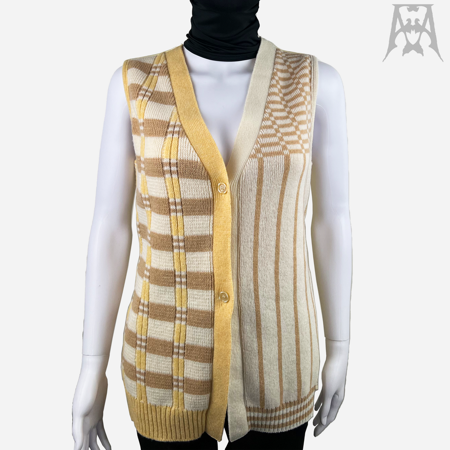 Marni Runway Knit/Leather Cardigan