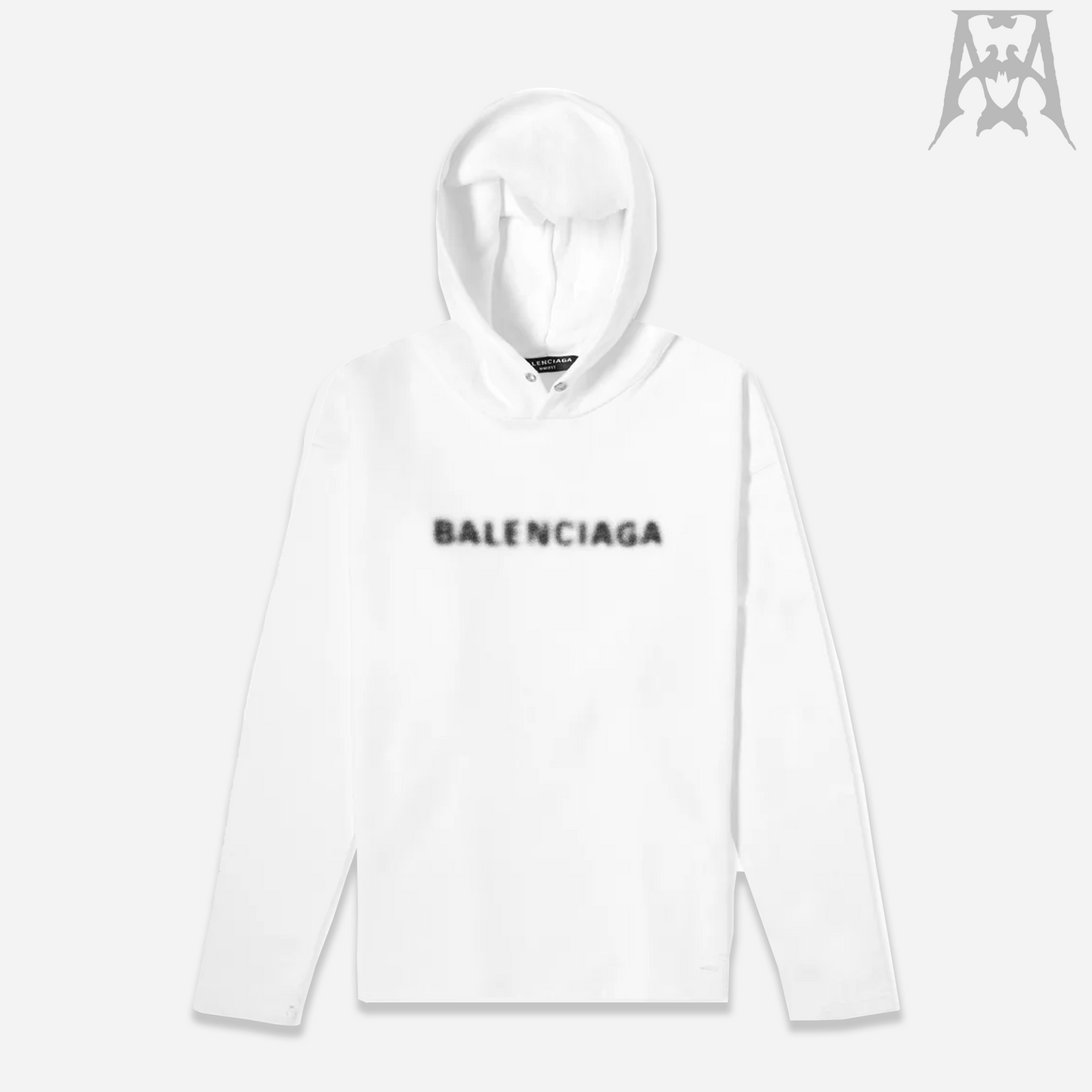 Balenciaga Blur Logo Hoodie