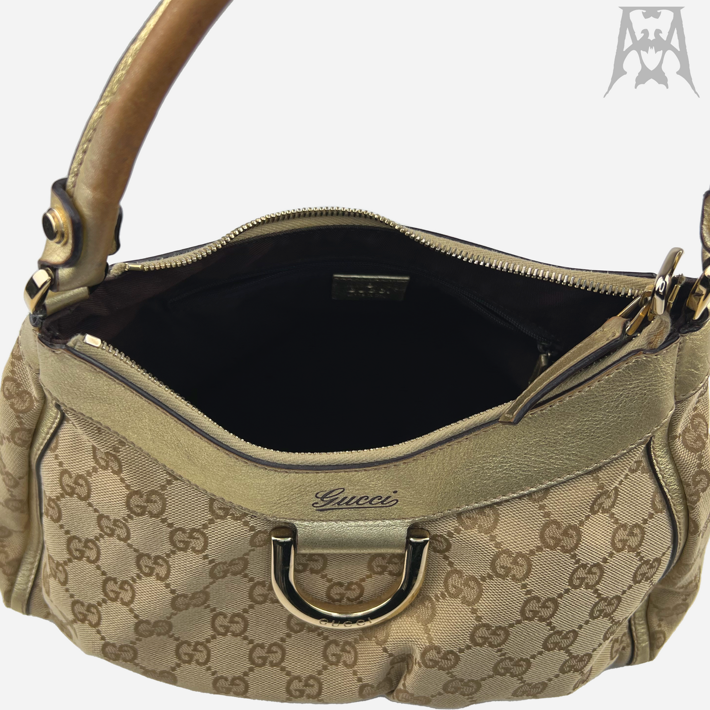 Gucci Monogram Abbey "D" Ring Handbag