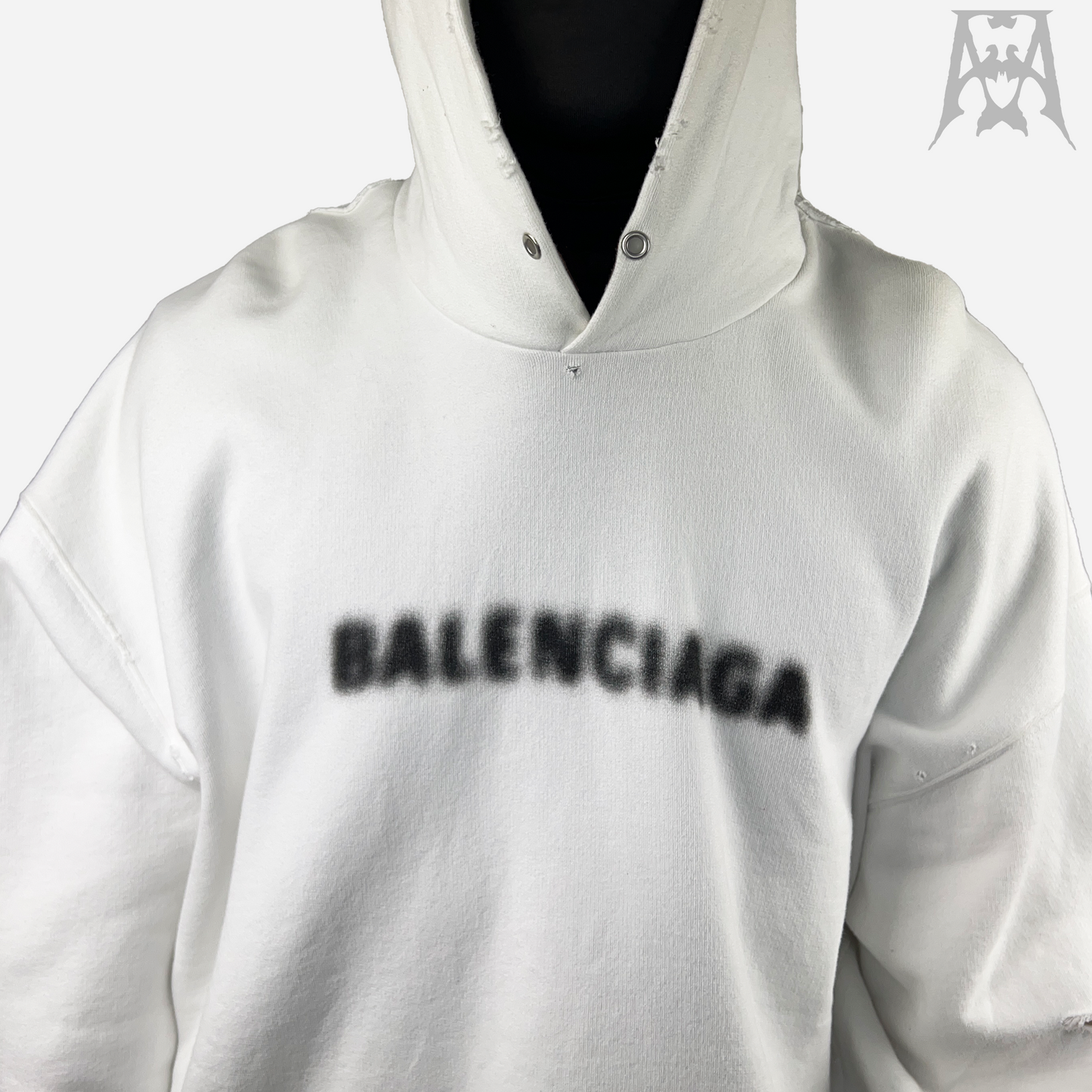 Balenciaga Blur Logo Hoodie