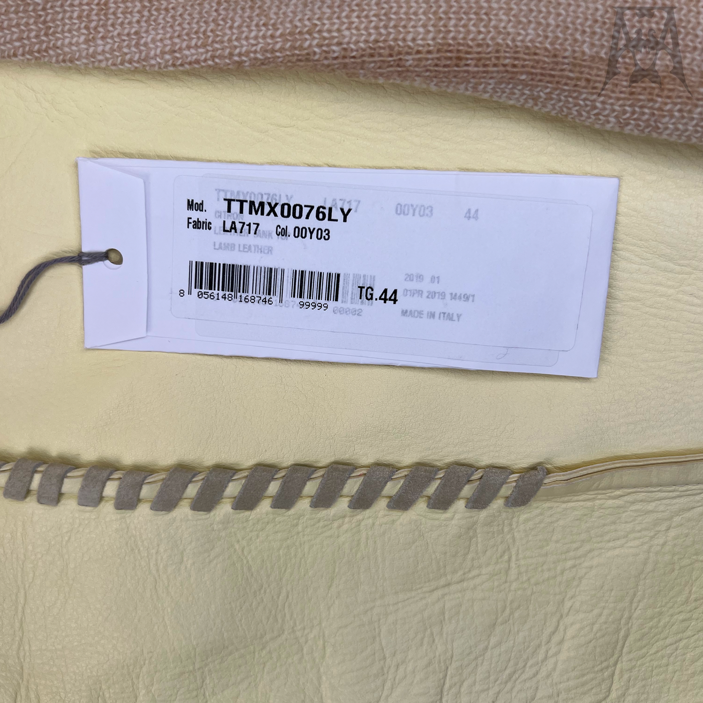 Marni Runway Knit/Leather Cardigan