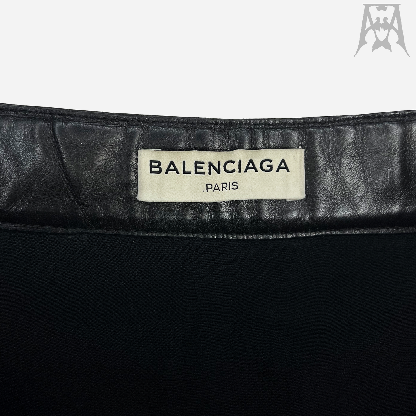 Balenciaga 2016 Leather Skirt