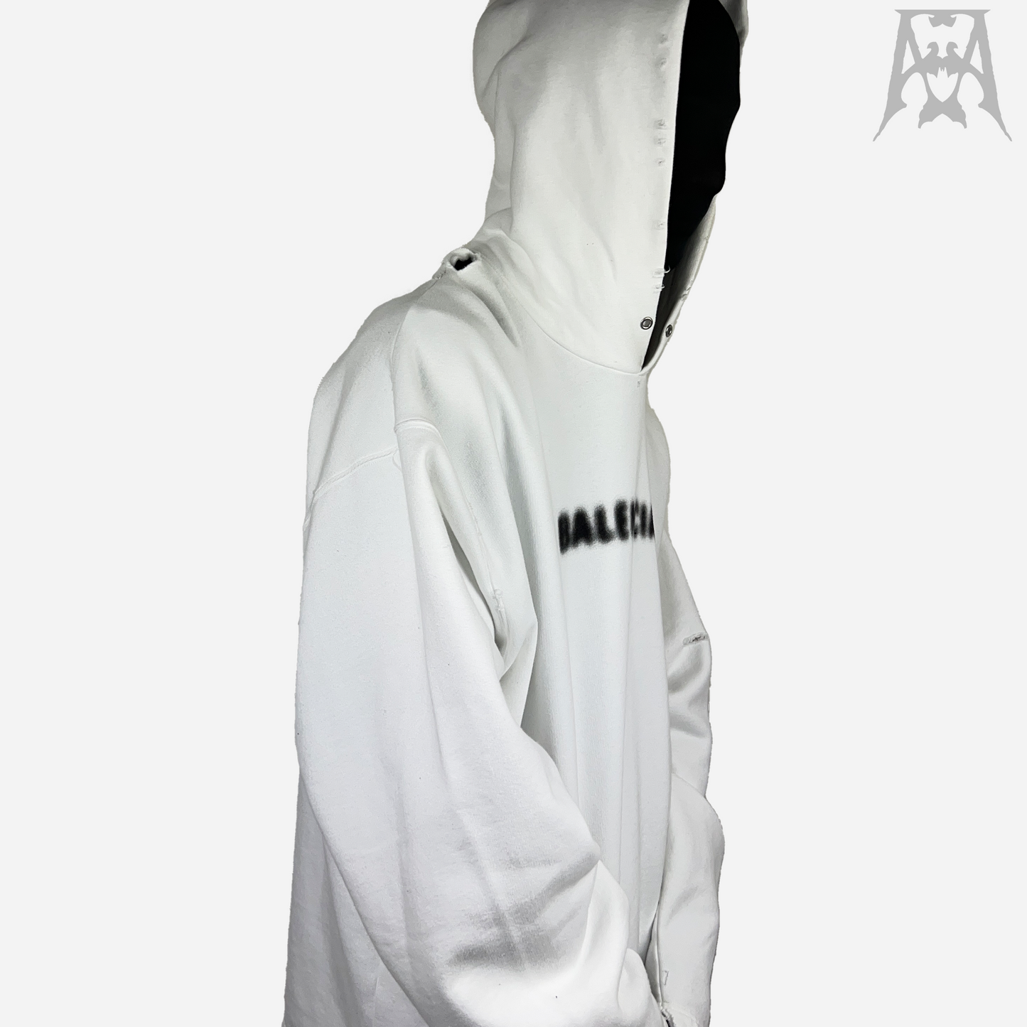 Balenciaga Blur Logo Hoodie