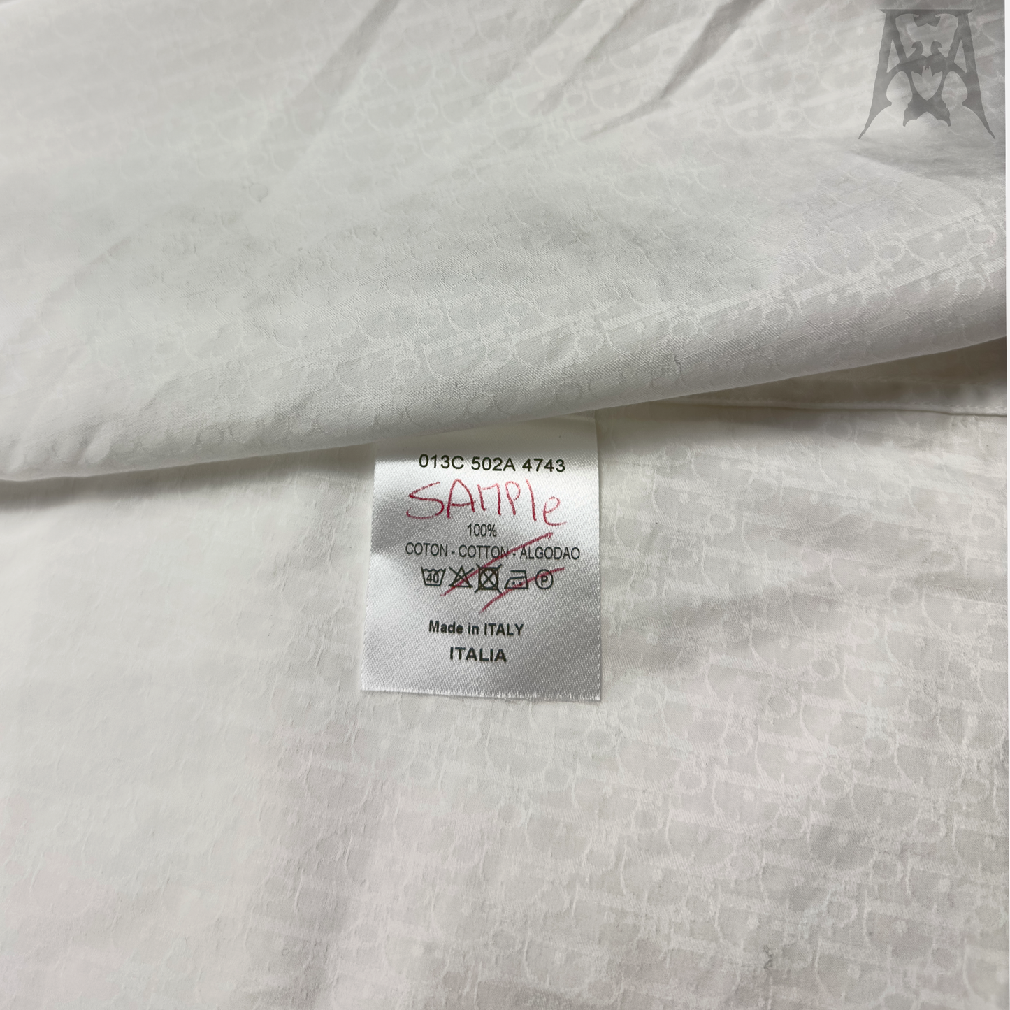 Dior Oblique Jacquard Shirt White SAMPLE