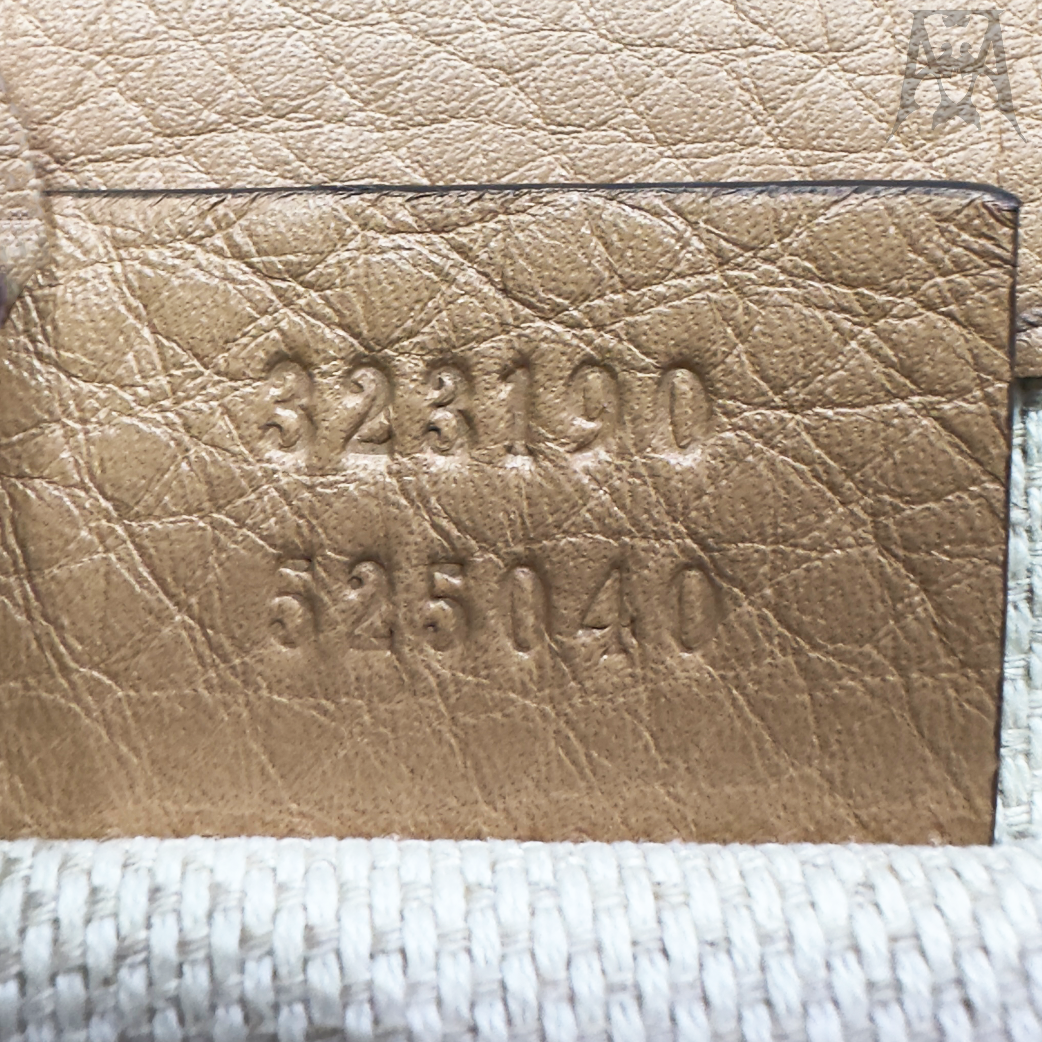 Gucci soho disco discount bag serial number