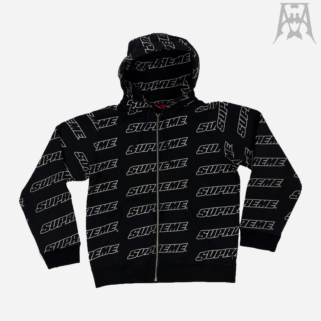 Supreme Repeated Zip Up Sweatshirt ArchivedAuctions