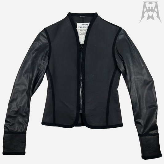 Maison Margiela 2012 Leather and Neoprene Jacket